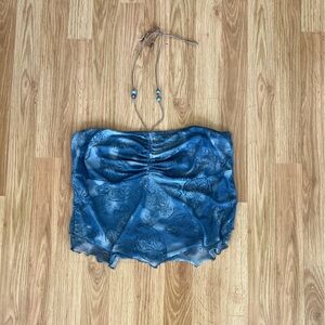 halter mesh top
